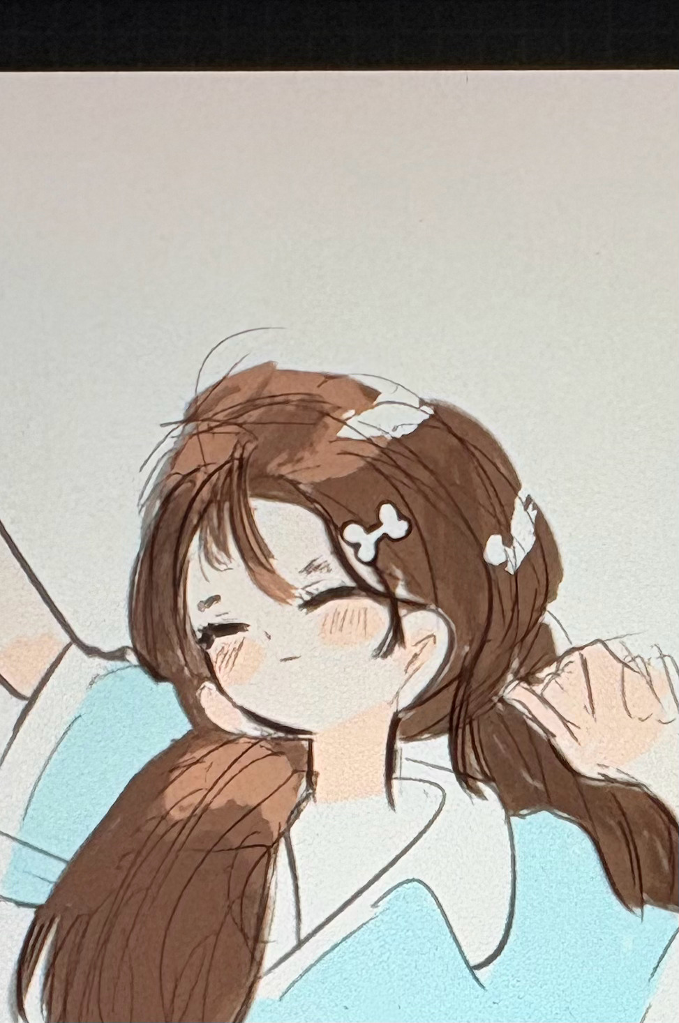 俺画得这小脸咋那么可爱