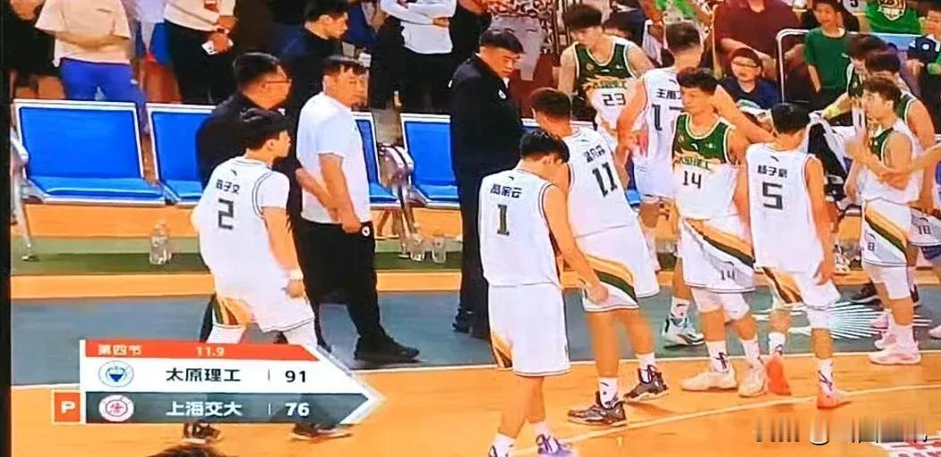 快报！太原理工大学男篮91比76战胜上海交通大学男篮！就在刚刚结束的CUBA四强