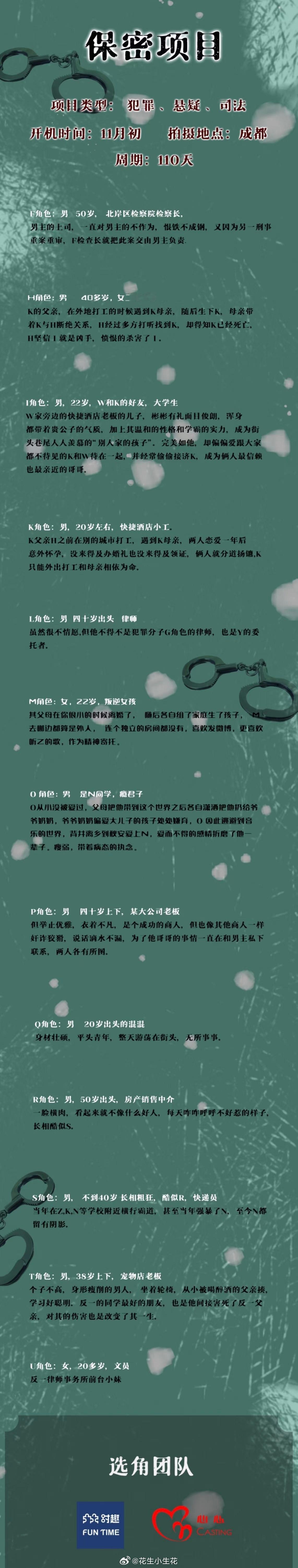 优酷出品悬疑剧 组讯铁证悬案👮‍♀️➕🧑‍💼双雄对决项目类型：犯罪、悬疑、