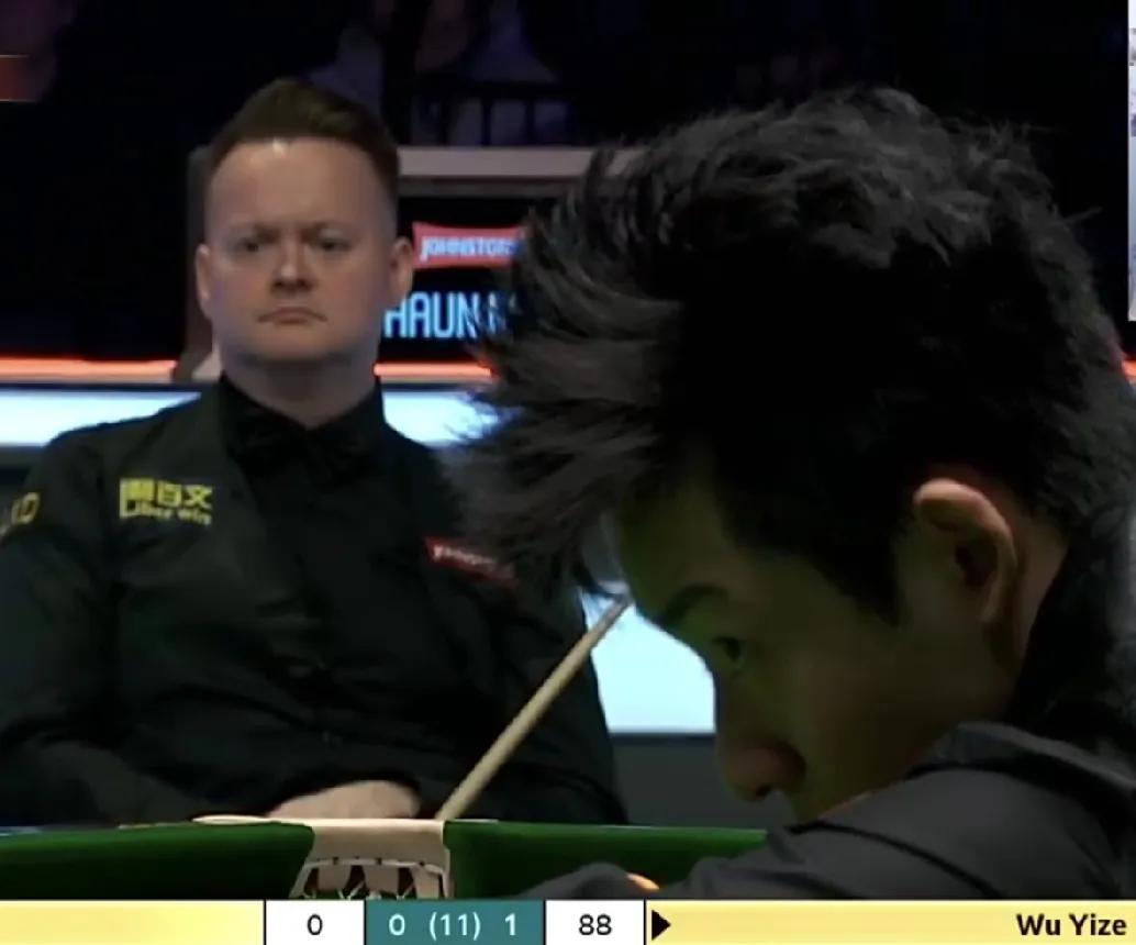 2026斯诺克大师赛如期而至，吴宜泽与墨菲打响揭幕战。
吴宜泽打出单杆大号过百1