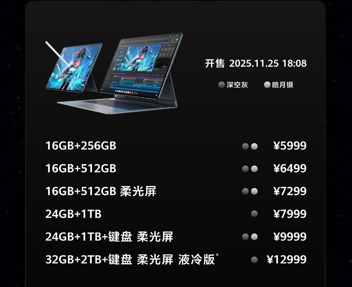 昨天华为发布会后评价最高的产品好像是这款二合一平板电脑。