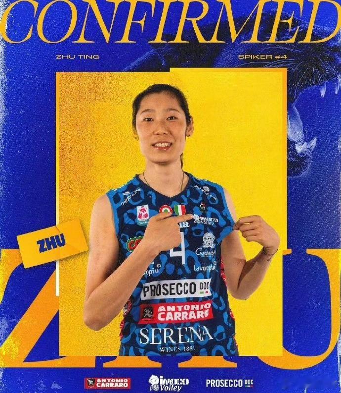 朱婷续约科内利亚诺女排 朱婷说她还可以更好！谁说不是呢！朱婷 [加油][加油]朱