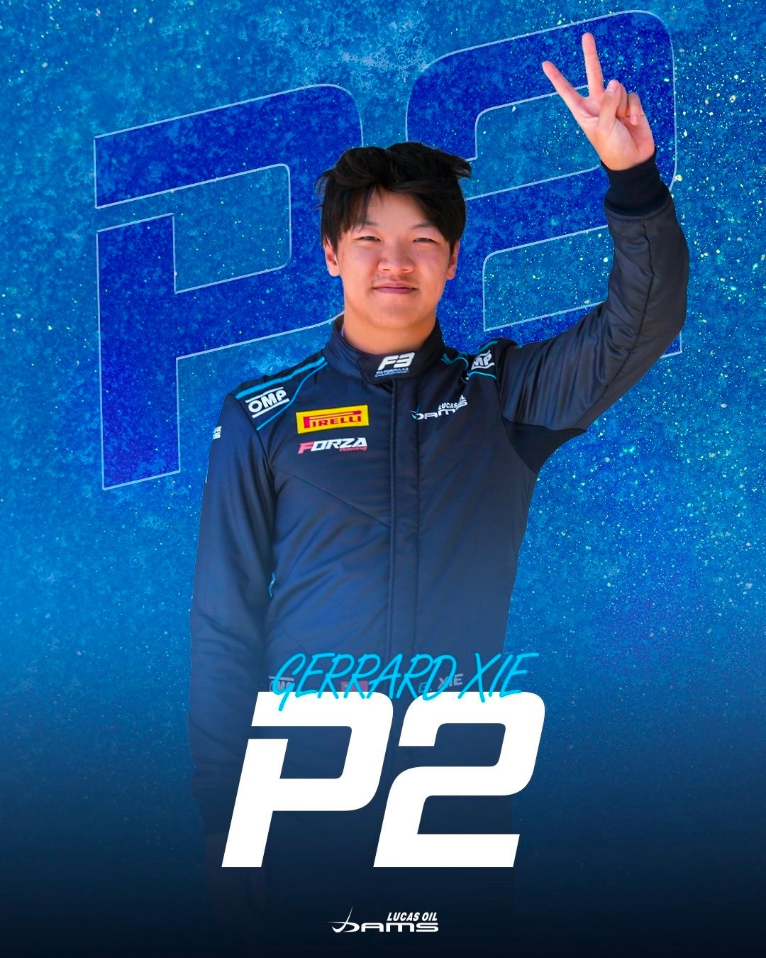 【谢咏霖成首位登台F3锦标赛中国车手，谢咏霖获F3摩纳哥冲刺赛亚军】6月6日，国
