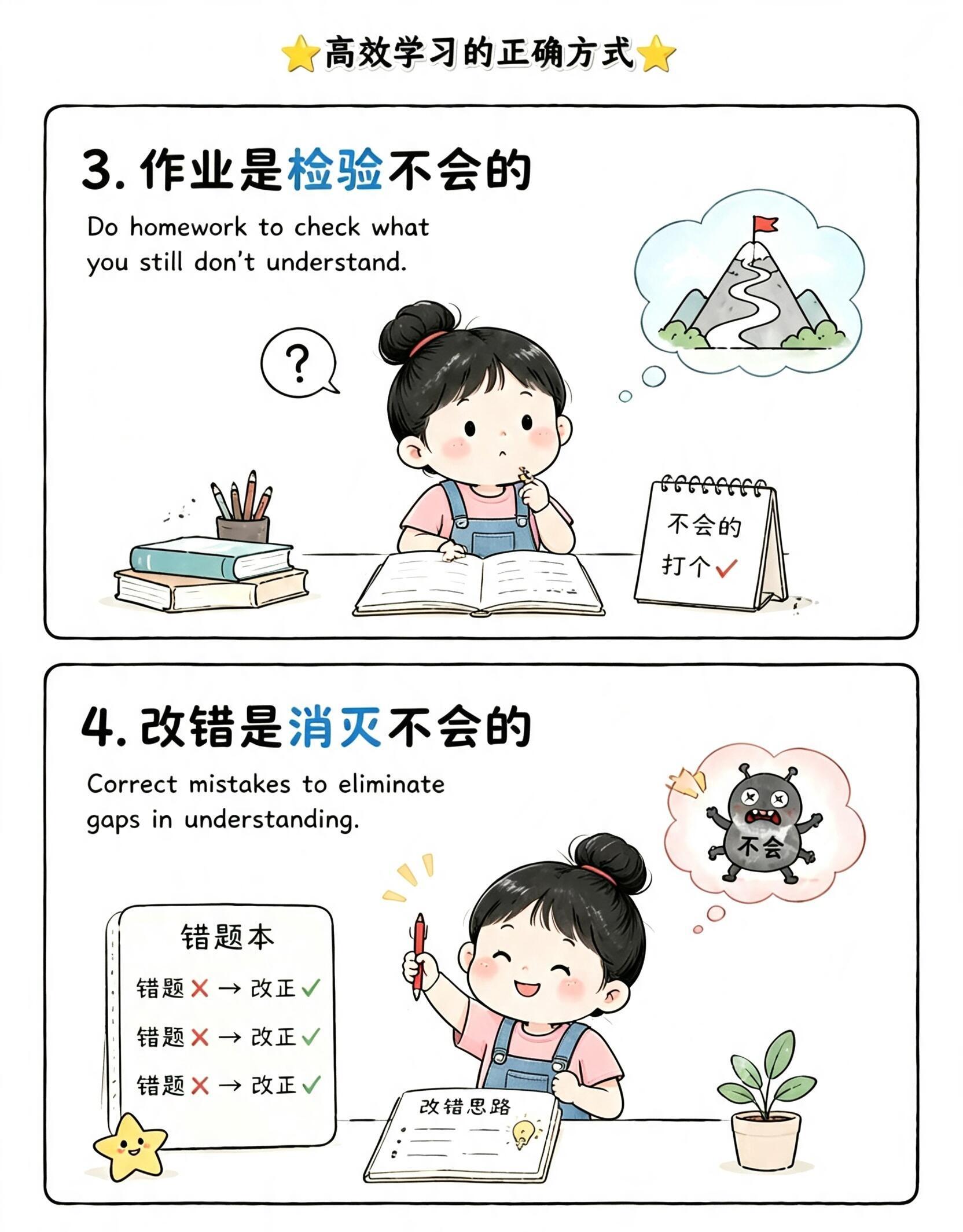 高效学习的方法：学习的本质就是把“不会”变成“我会”的过程！ 