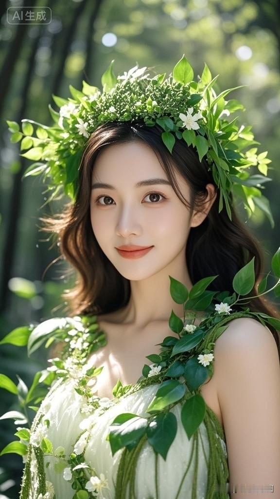 森林精灵的梦幻世界，与自然融为一体🌳🌸