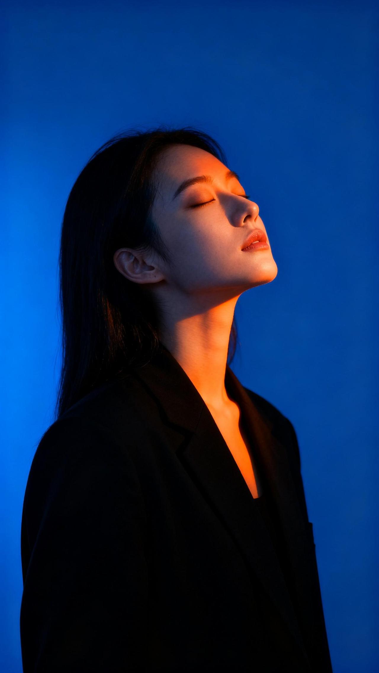 闭目思量，心静如水。