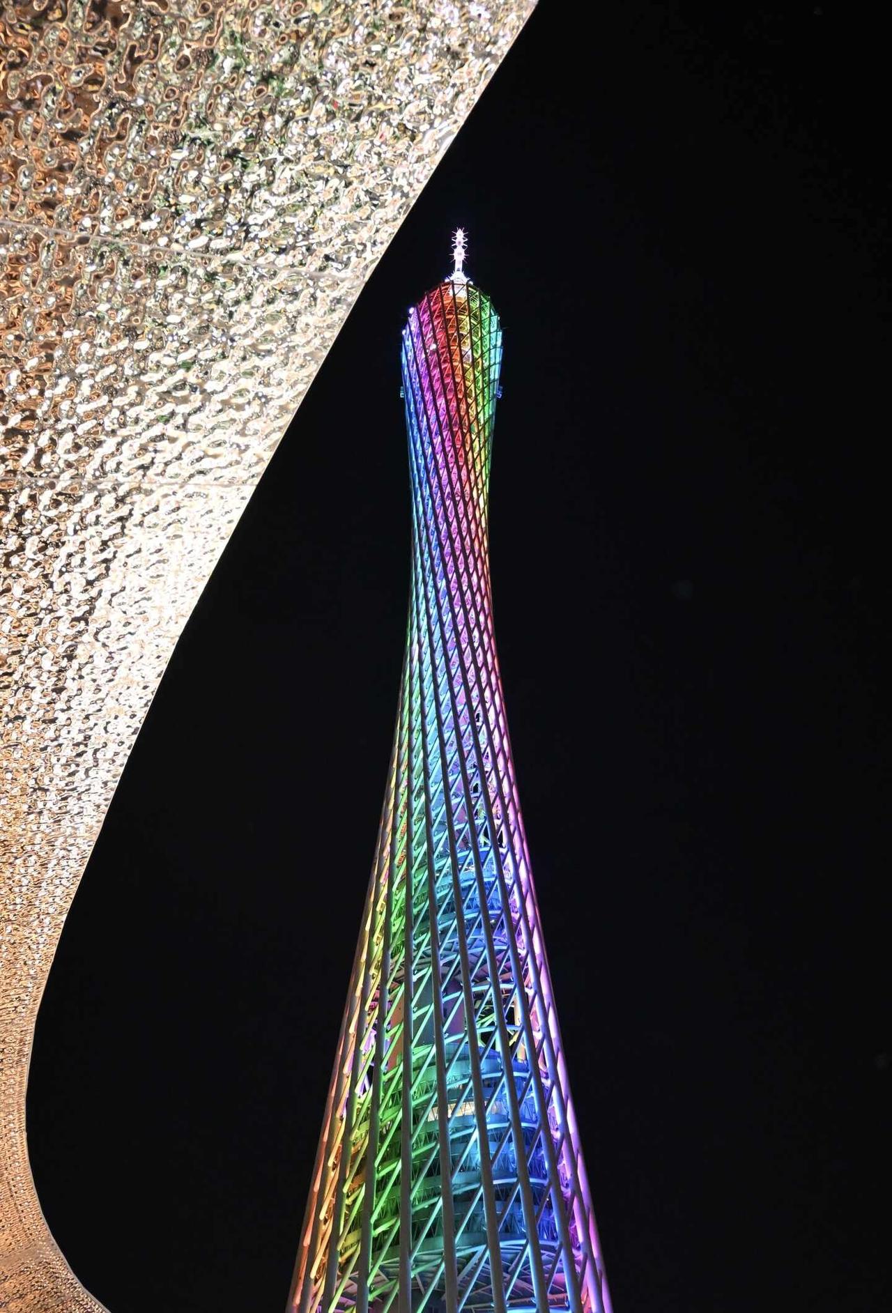 广州塔｜是谁的彩虹塔🌈
广州旅游 广州塔 广州CBD 标志性建筑物 广州TTG