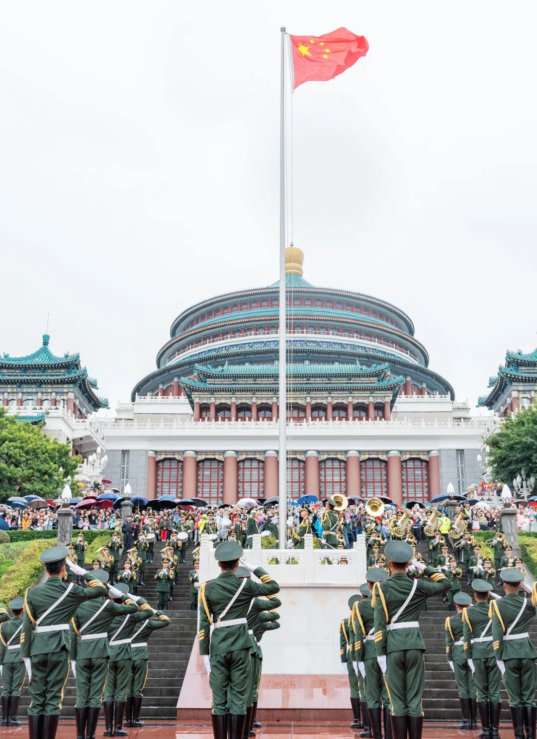 国庆节总要去人民大礼堂看一次升旗仪式吧