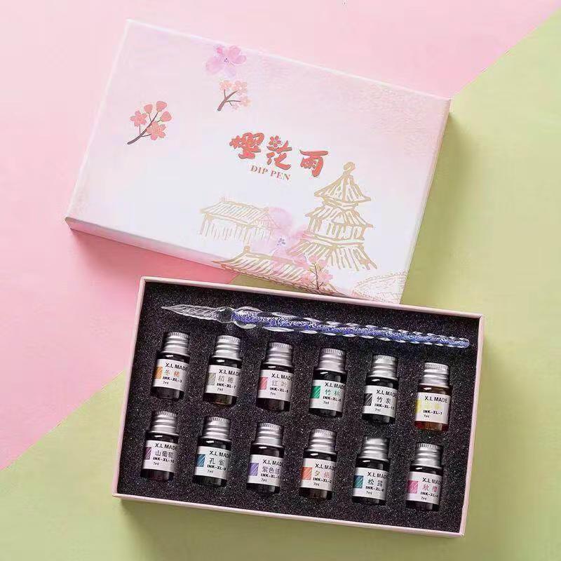 樱花雨玻璃笔，巧夺天工的设计，书写流畅～樱花雨玻璃笔 玻璃笔 好物推荐🔥