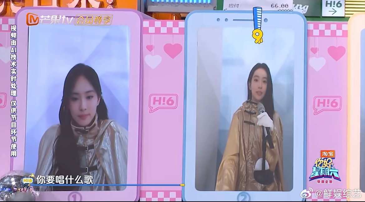 周也模仿孟子义唱歌太有内味了 不愧是朝夕相处的姐妹，周也连小停顿都模仿得精准无比