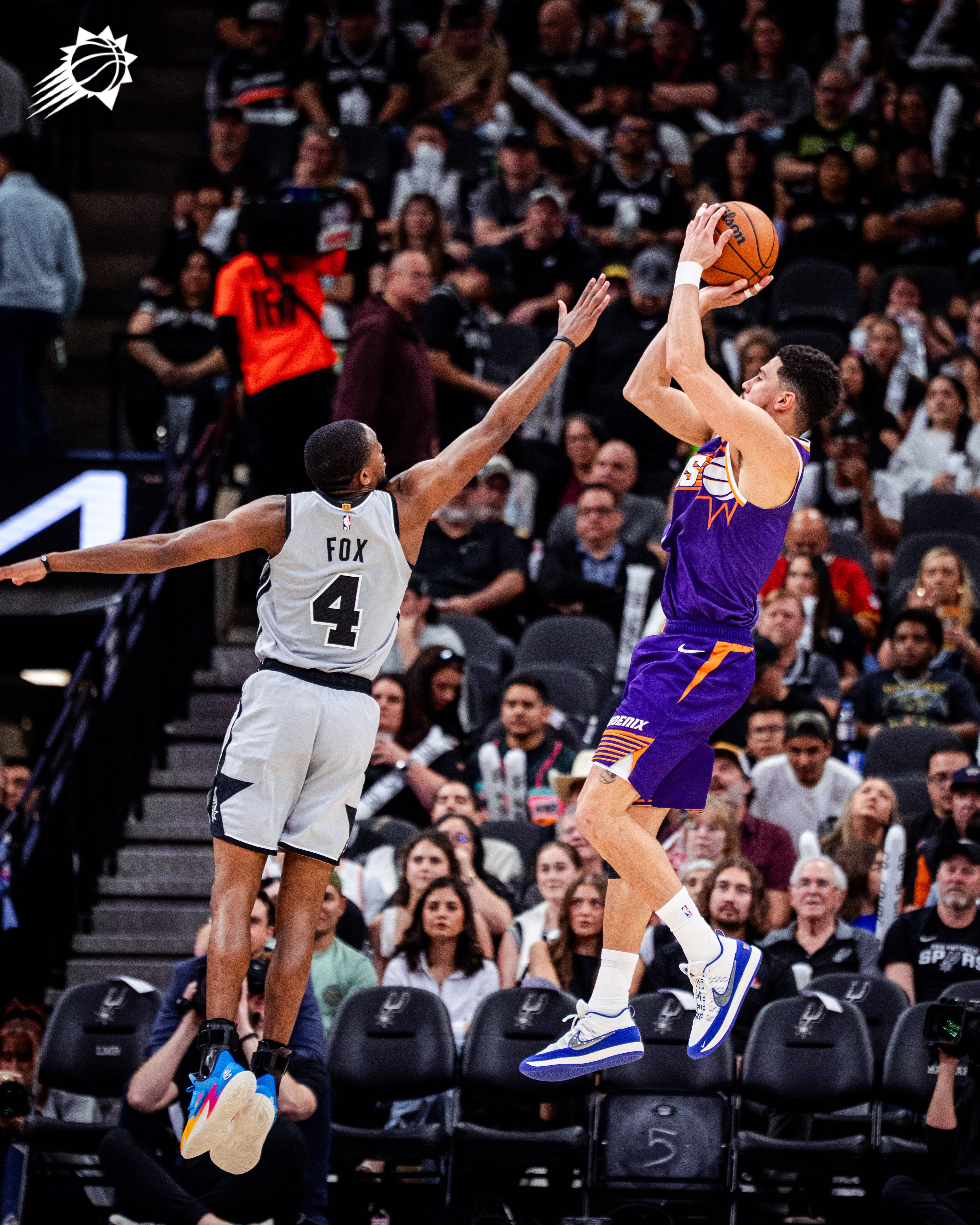 📊布克本场数据：22分5助攻菲尼克斯太阳 ｜旭日东升 ｜太阳vs马刺