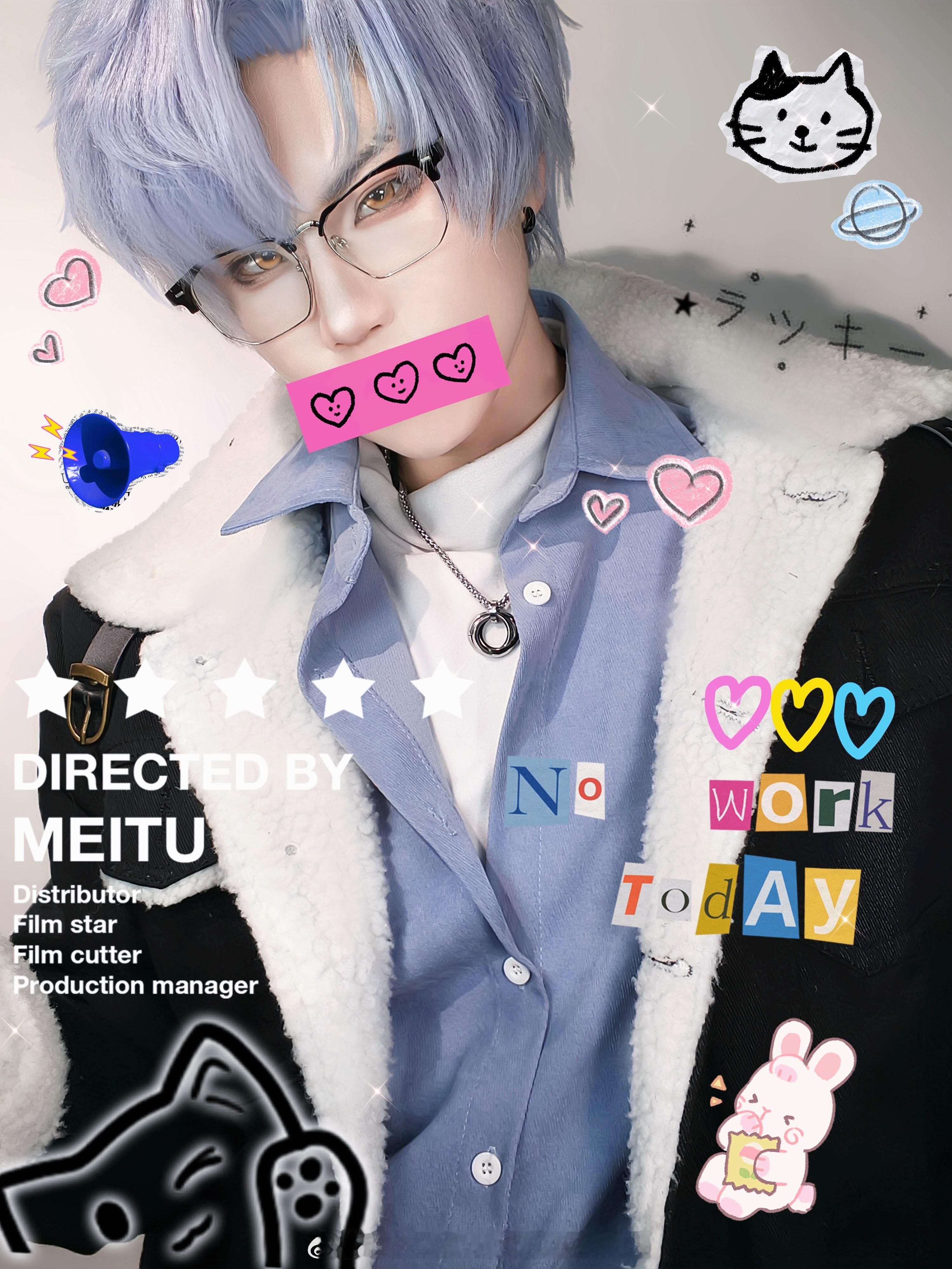 恋与制作人凌肖[超话] COS｜凌肖kiss mecos恋与制作人 ​凌肖 ​​