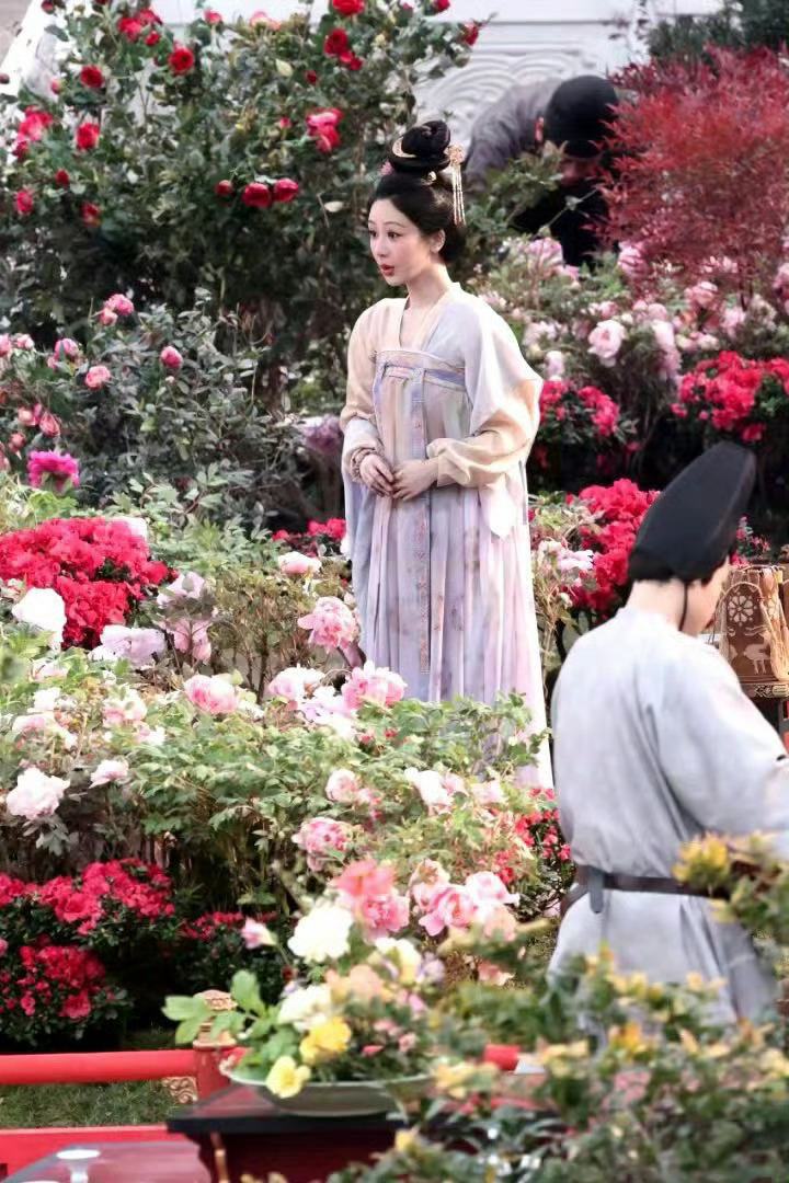 #杨紫国色芳华花园路透##杨紫牡丹花神#何惟芳的每一次路透都惊艳十足～美得很安心