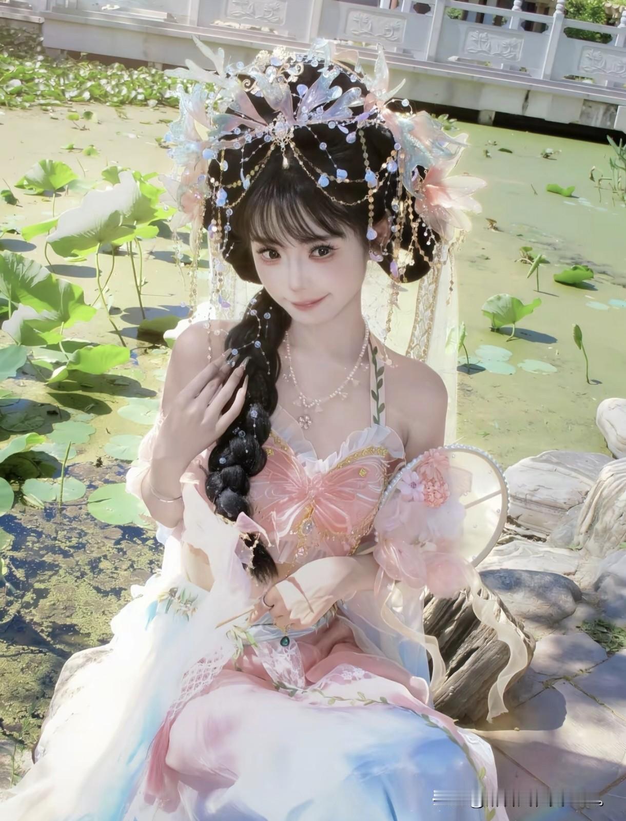 美的像仙子 宛若仙女 宛如天仙下凡 打扮的小公主