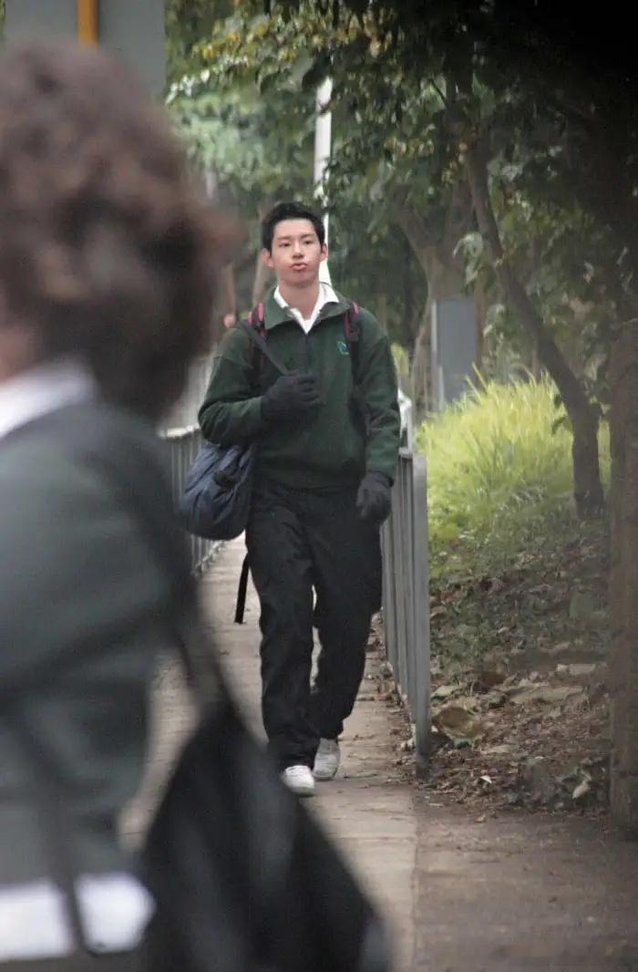 谭咏麟32岁儿子近照曝光，眉宇透着英气像母亲，在加拿大任工程师！ 