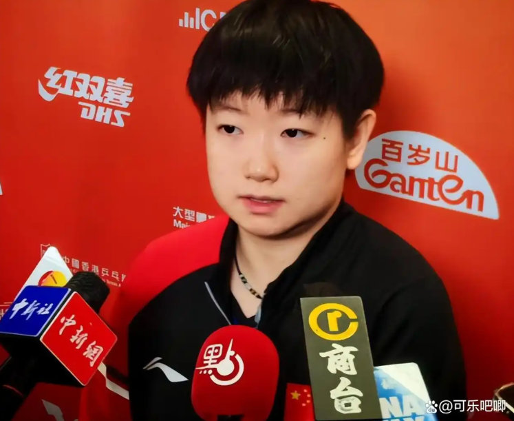 孙颖莎运动员互访问答太戳人孙颖莎问起来别人一点不手软 孙颖莎参与奥林匹克官方发起