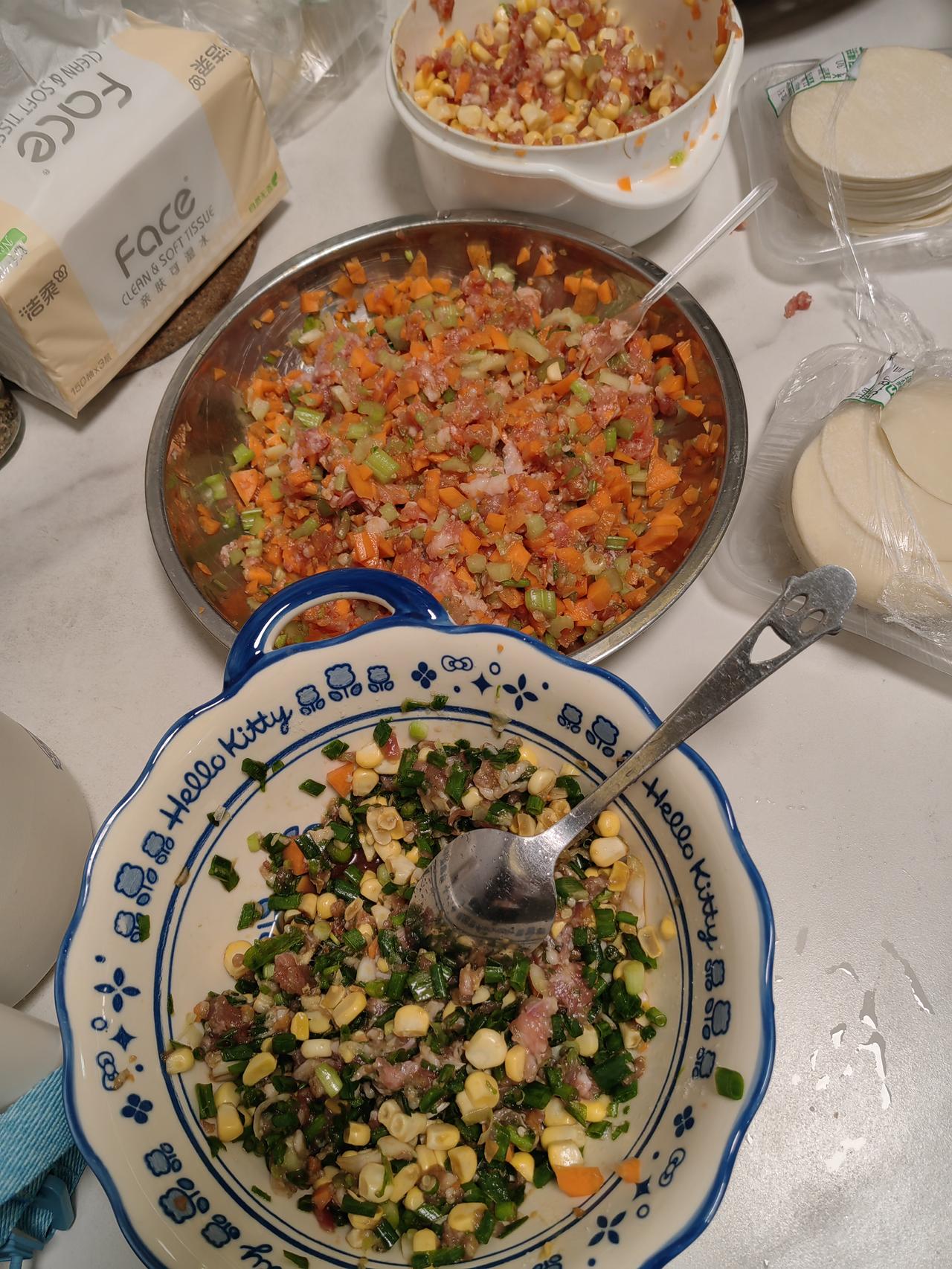 晒图笔记大赛今日的节日美食，不出去吃，还是自己做饭相对省钱，总成本花了45元包了