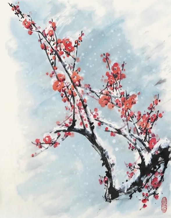 立春

【宋]白玉蟾

东风吹散梅梢雪，一夜挽回天下春。
从此阳春应有脚，百花富