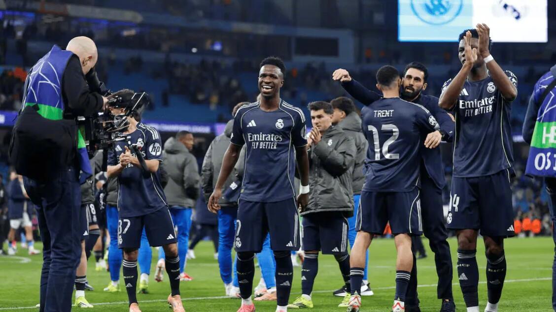 皇家马德里在欧冠1/8决赛中两回合双杀曼城，成功挺进本赛季欧冠八强。赛后，西班牙