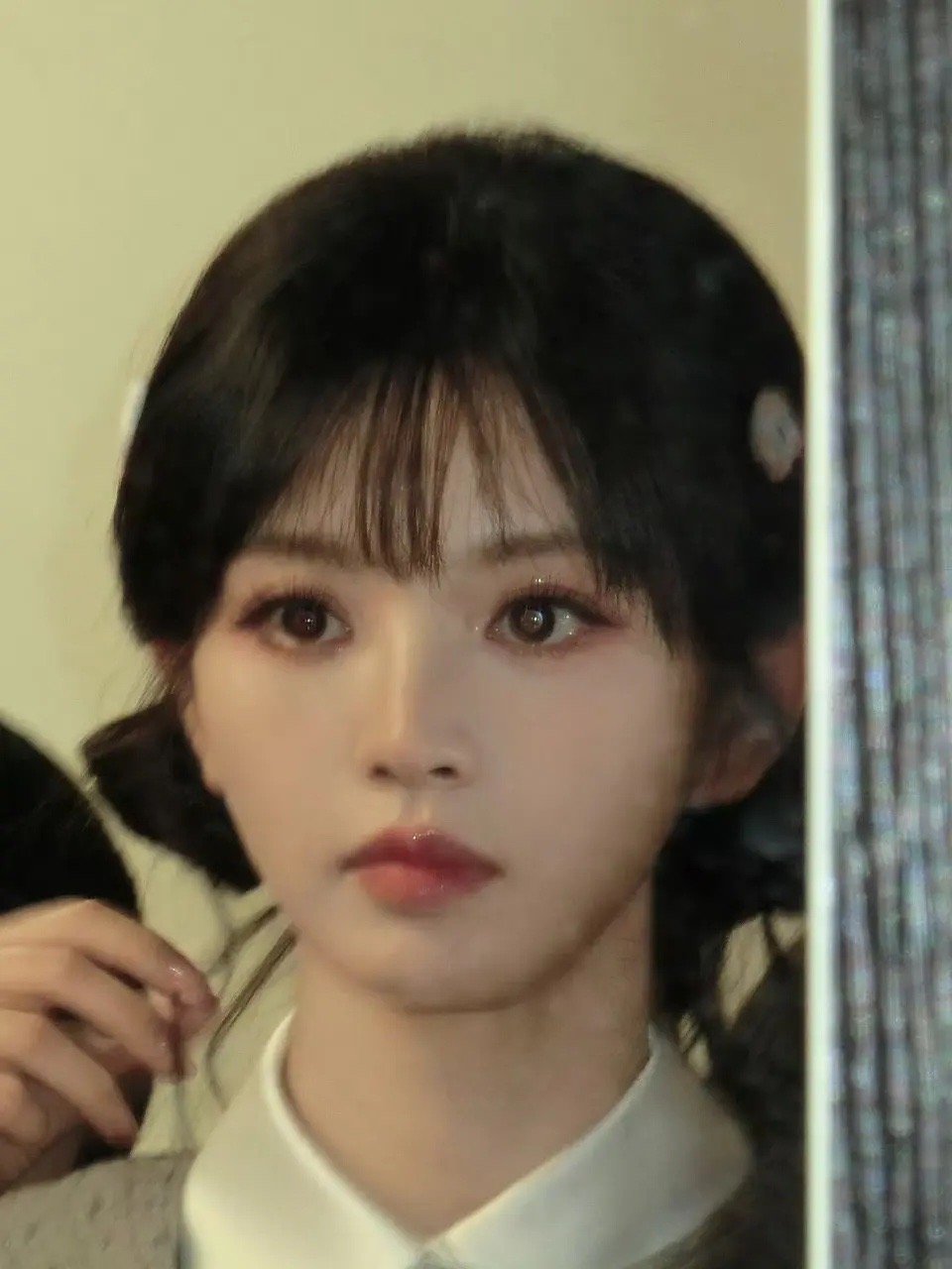 田曦薇过年也发福了？脸都圆了 