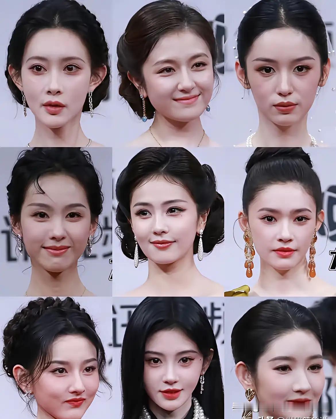 女人是不是温婉，贤德，善良一看面相就知！下图中有9位美女，各个年轻漂亮！但是，漂