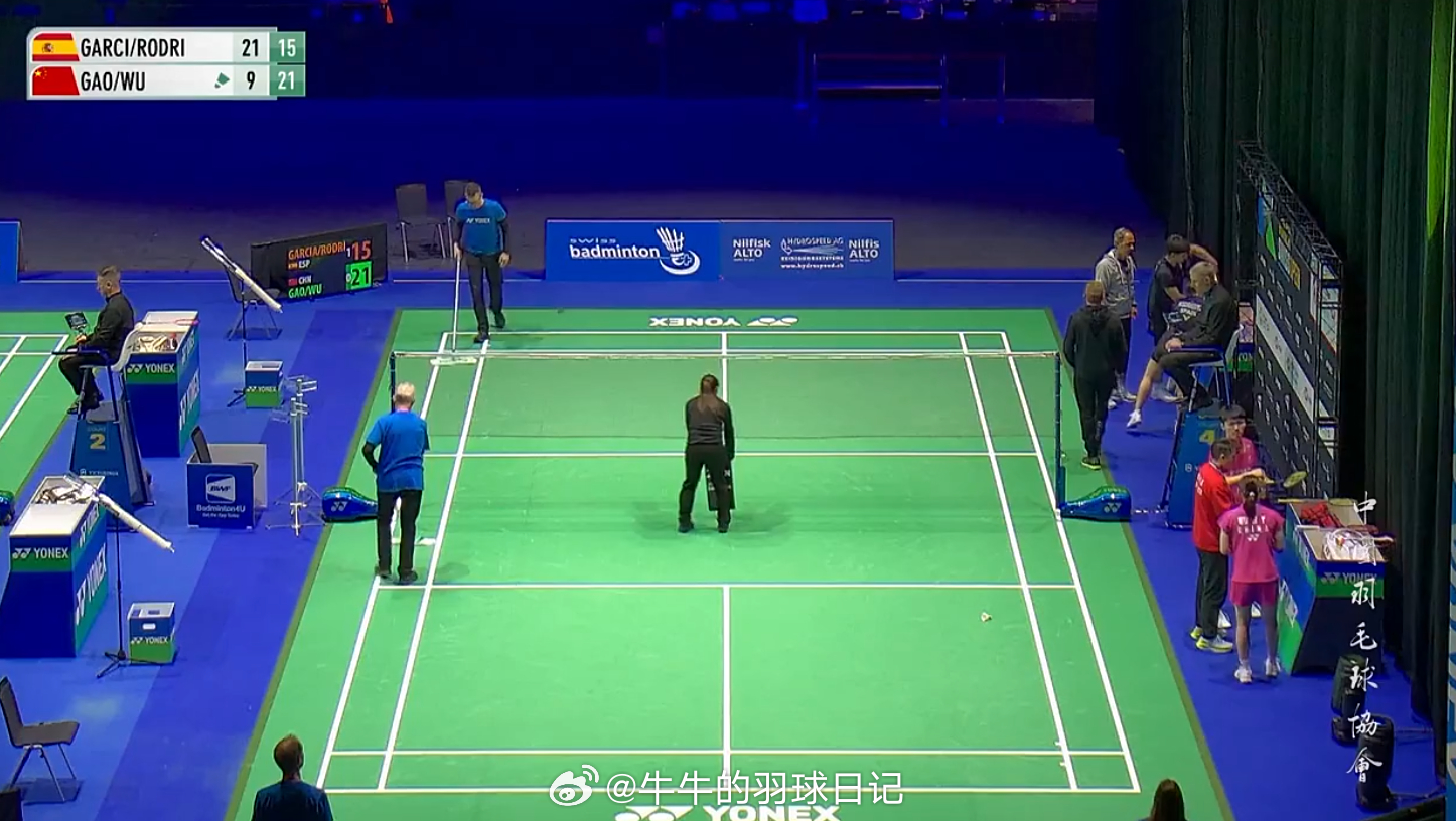 混双 1/16赛加西亚/露西娅 21-9 15-21 高家炫/吴梦莹决胜局！！2