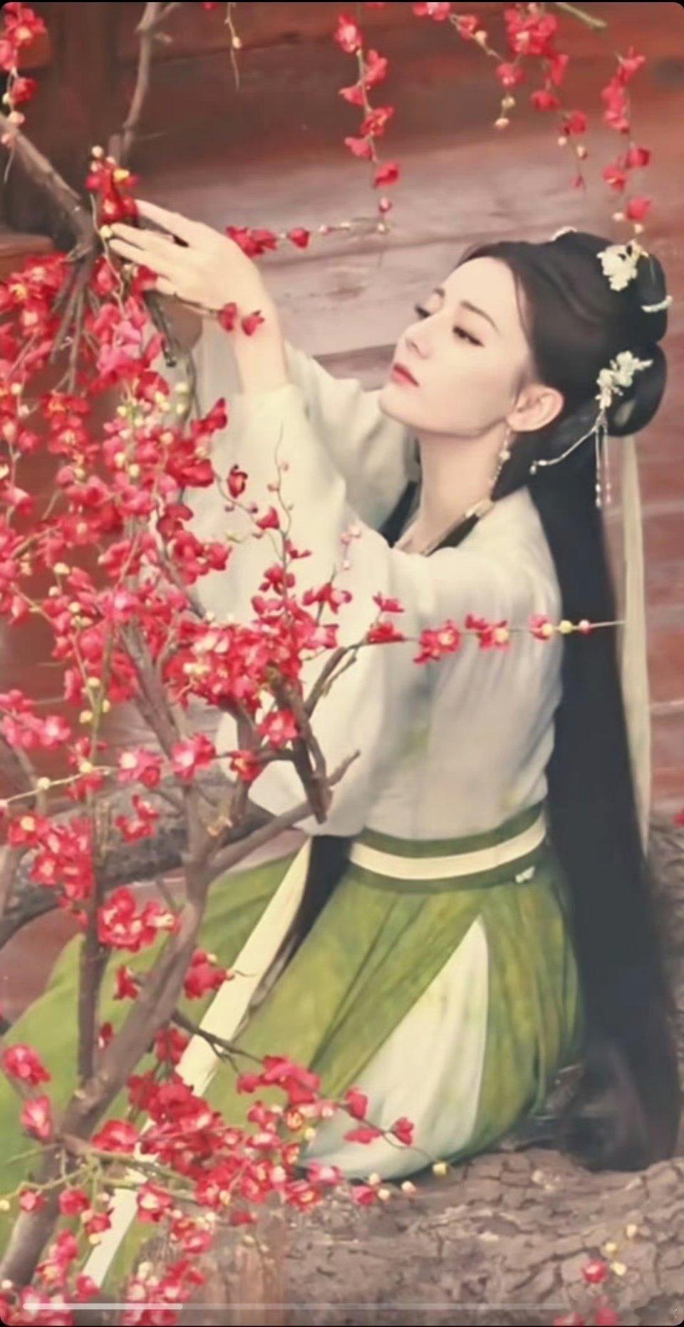 此女适配起古装完全是让人想要把她留在画里 