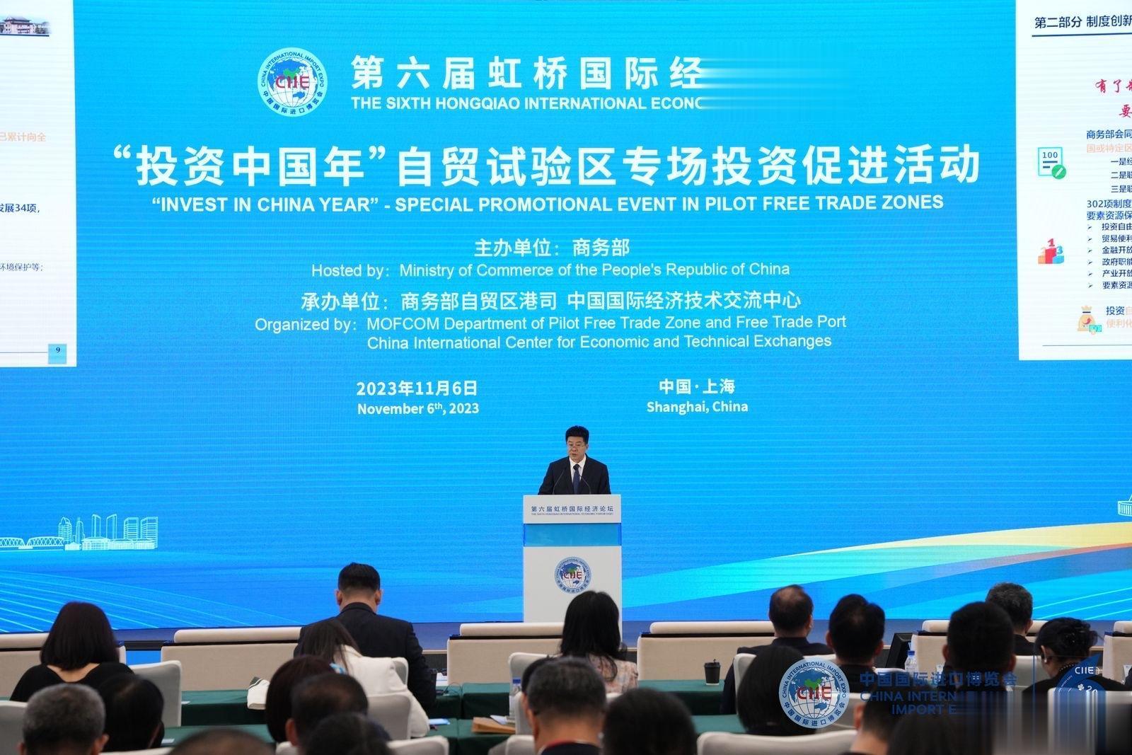 【充分发挥“头雁”效应！《中国自由贸易试验区十周年发展报告》发布】在第六届虹桥国