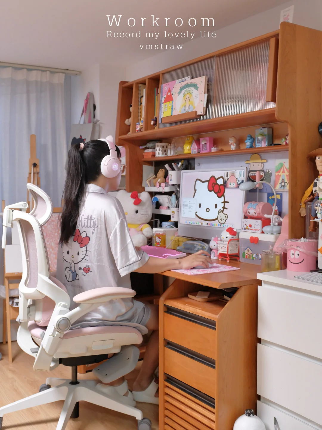 自由职业plog｜听歌，画画，写稿，我专注于我🎀