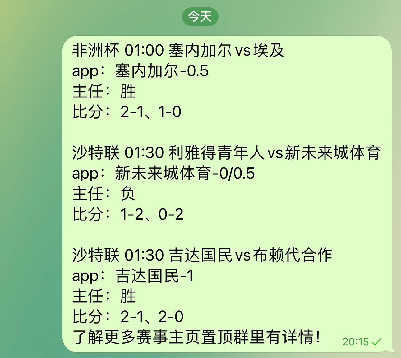 🍢今晚三窜一，也可走单关004非洲杯  01:00 塞内加尔vs埃及005沙特