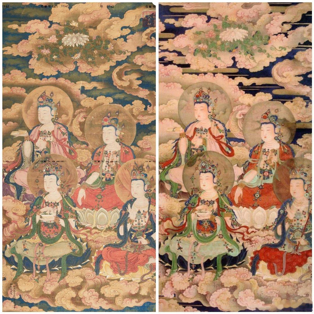 《八大菩萨》线稿 ​​​