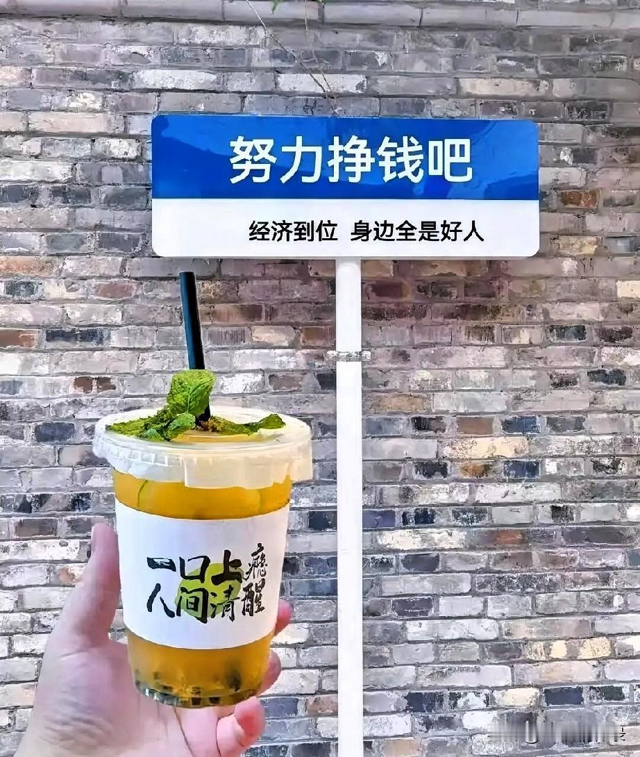 努力赚钱，真不是因为有多爱钱。
而是明白，诗和远方都需要路费，
星辰大海都需要门