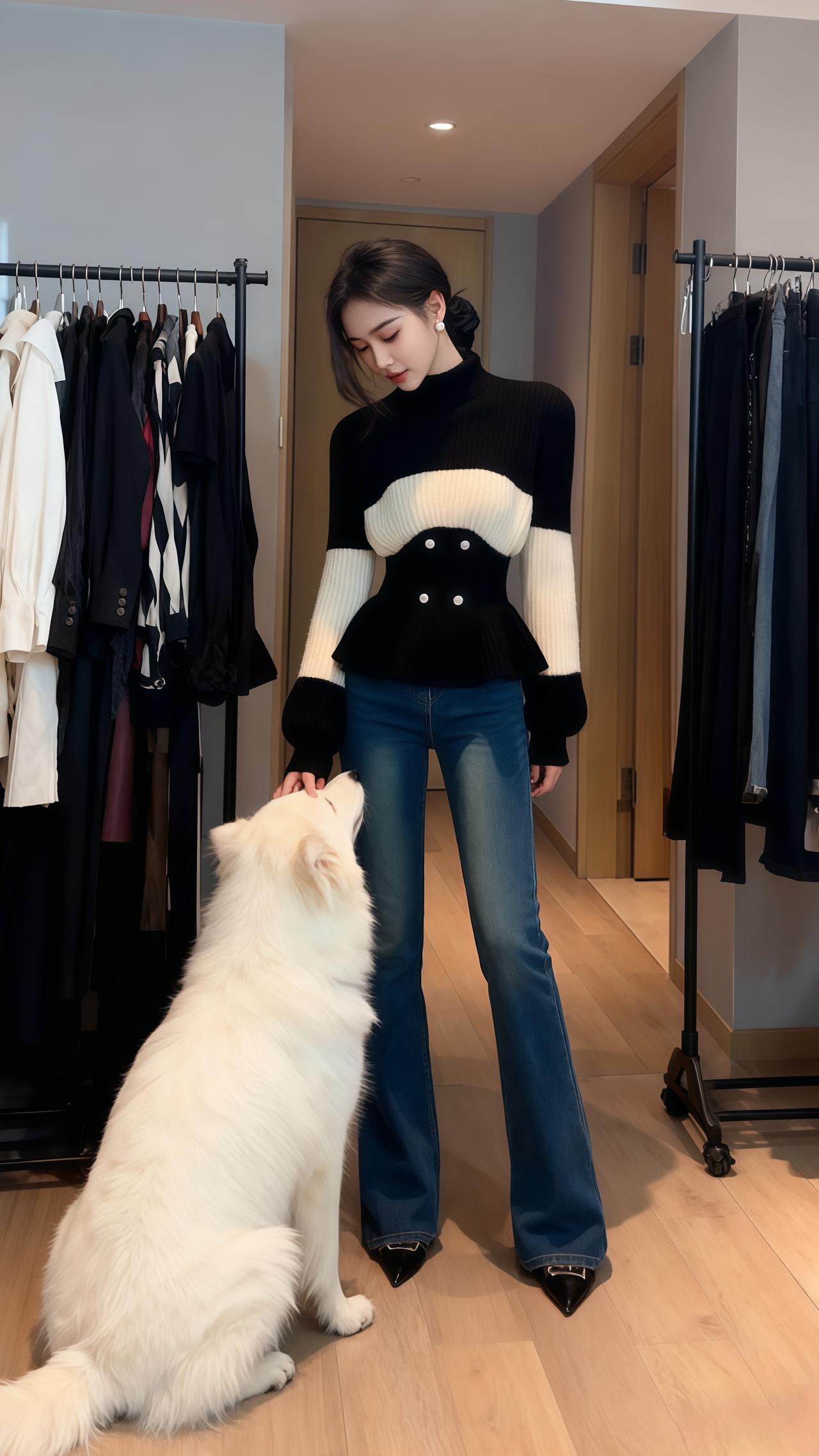 穿搭 针织衫 高级穿搭 气质范 这也太好看了