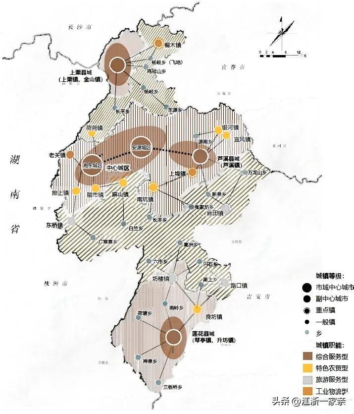 萍乡市也有机会建成大城市，当然对于萍乡市而言，需要联动芦溪县城一起发展。

萍乡