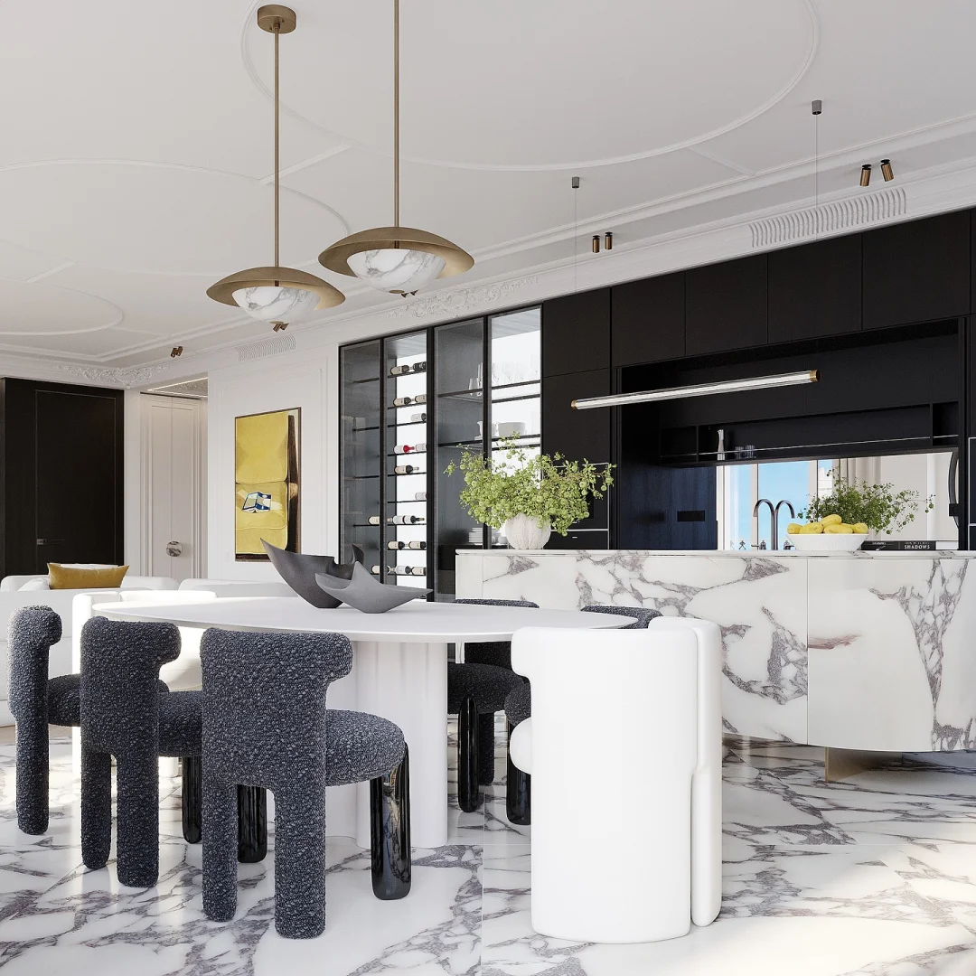 🔥雅致香奈儿系大平层设计