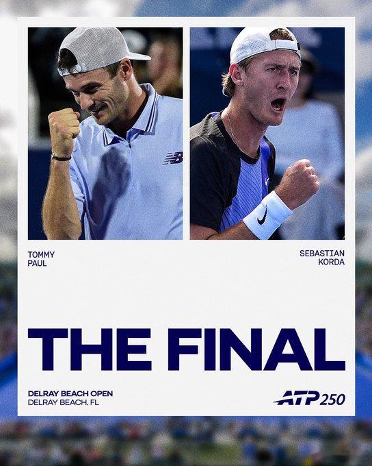 ATP250德拉海滩决赛美国内战05:00，保罗vs科达交手记录：科达4-2保罗
