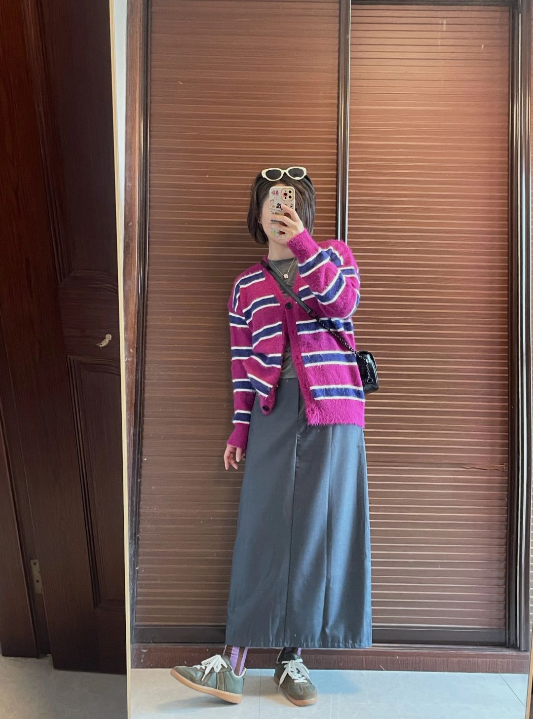 毛衣＋半裙真的好舒服🌈