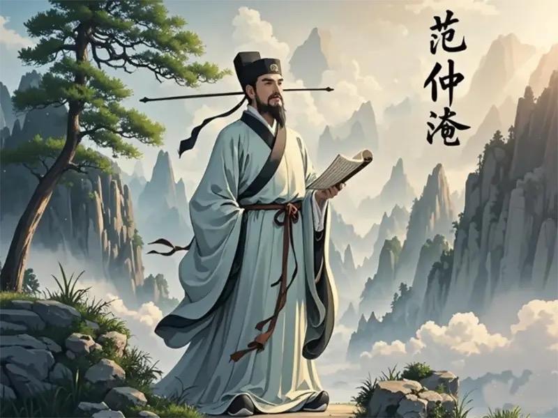 范仲淹，北宋名相，其童年苦难铸就传奇人生。两岁丧父，随母改嫁，寄人篱下，生活贫寒