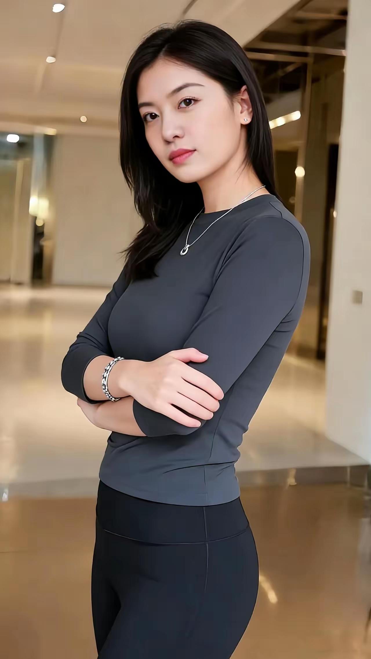 优雅气质，自信满满，时尚穿搭，都市女性风范。