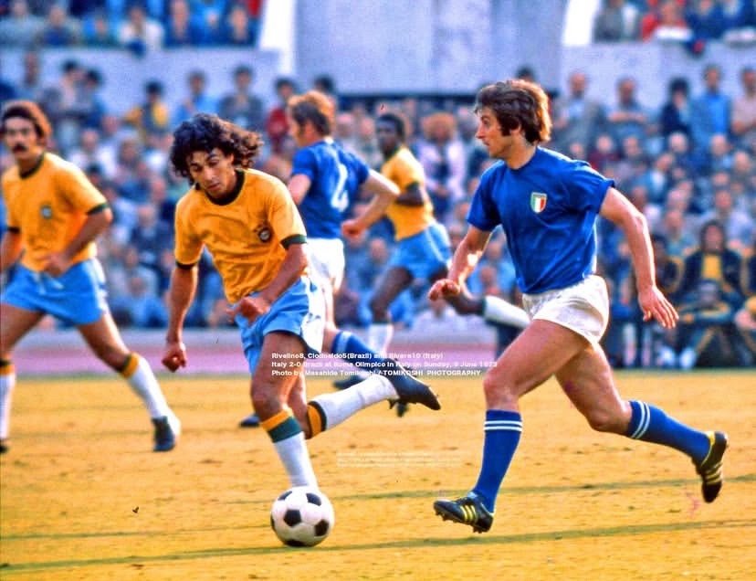 經典回眸- 1973年國際足球熱身賽 意大利2-0 巴西🇮🇹🇧🇷📆19