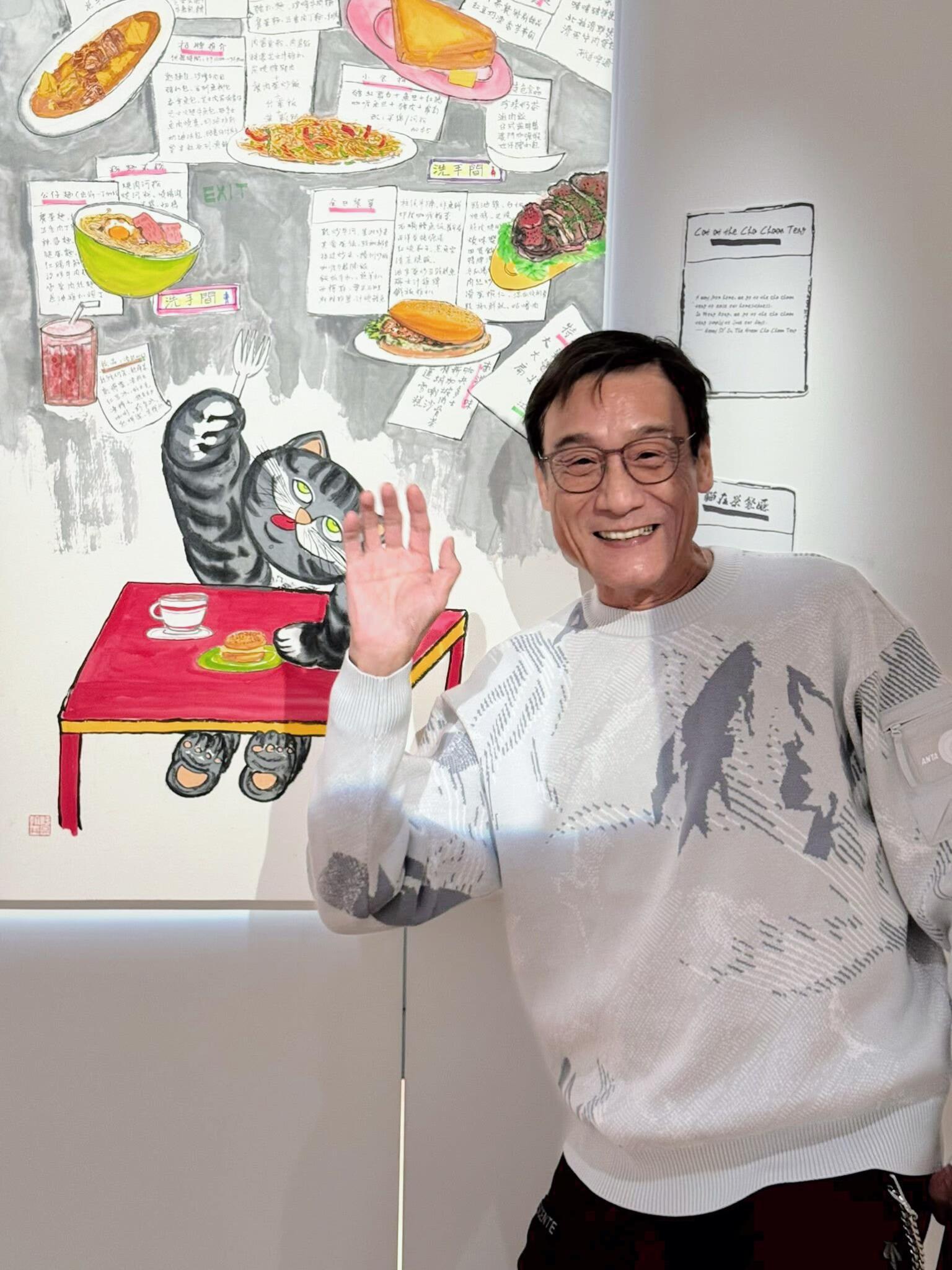 梁家辉春节期间忙完《镖人》的宣传，回港给自己放了半个月的假。Tony：「回家也忙