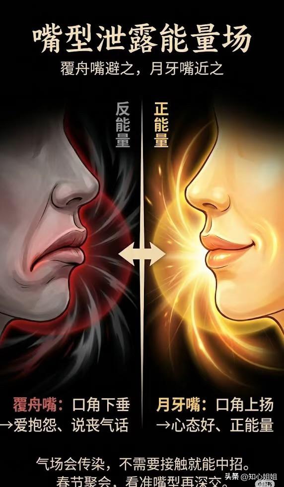 准的老人言，
读懂会越来越顺。
1. 男看鼻子女看嘴，一生富贵少是非。
2.抬头