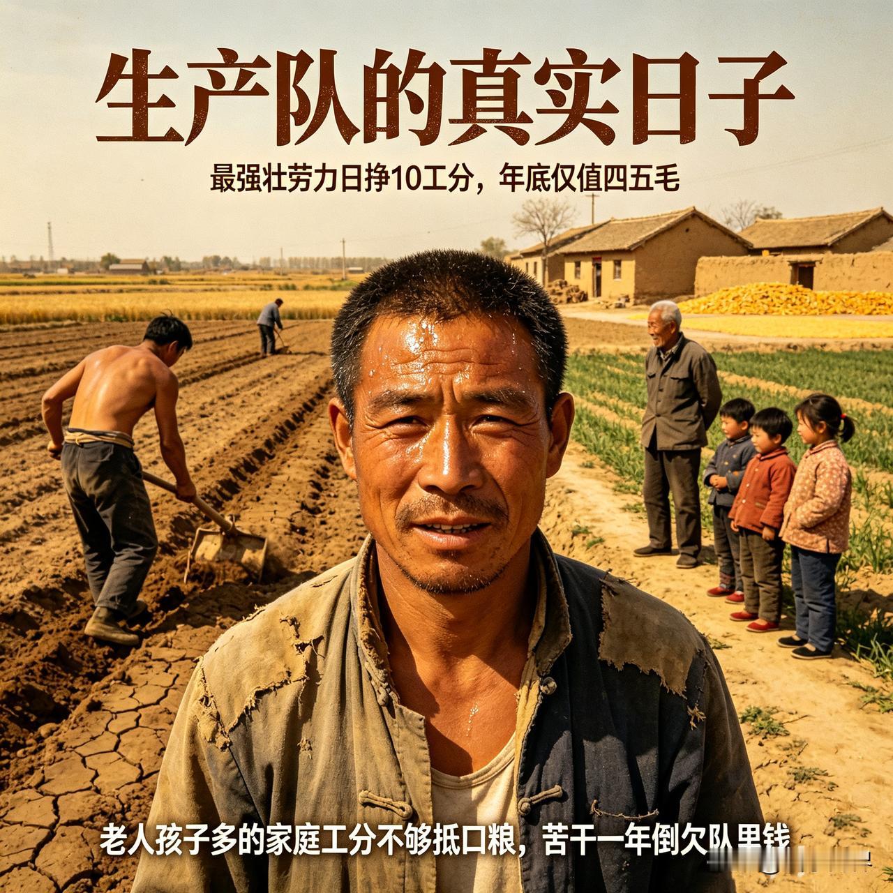 生产队的真实日子，现在的年轻人根本不敢信！
 
现在的年轻人日日有收入、月月有工
