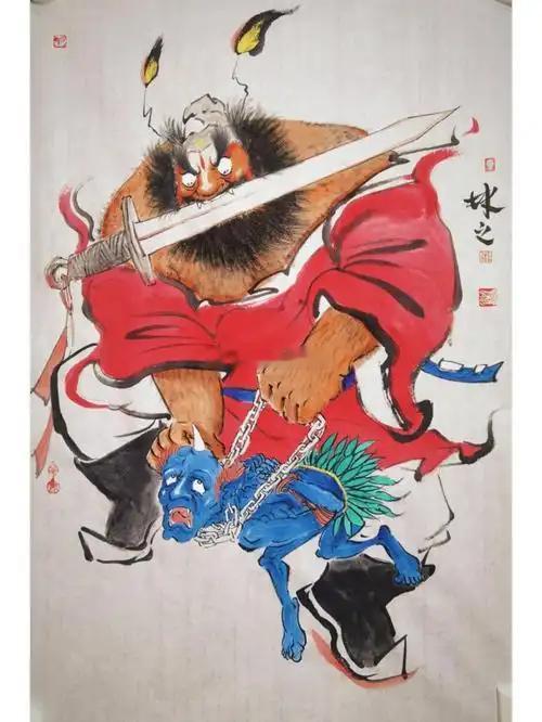 警方回应女子持刀被壮汉制服 二勇士夺刀擒女妖，保幼子英雄显功劳（钟馗外传）   