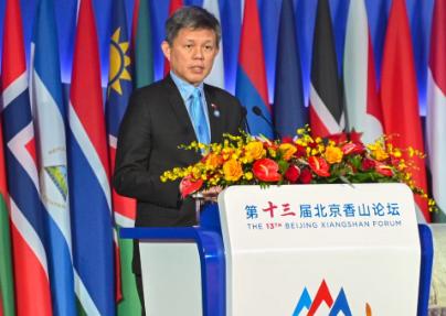 对华不亲近的新加坡防长，在中国主场讲道理，劝大国不要以武力服人。

2026年9