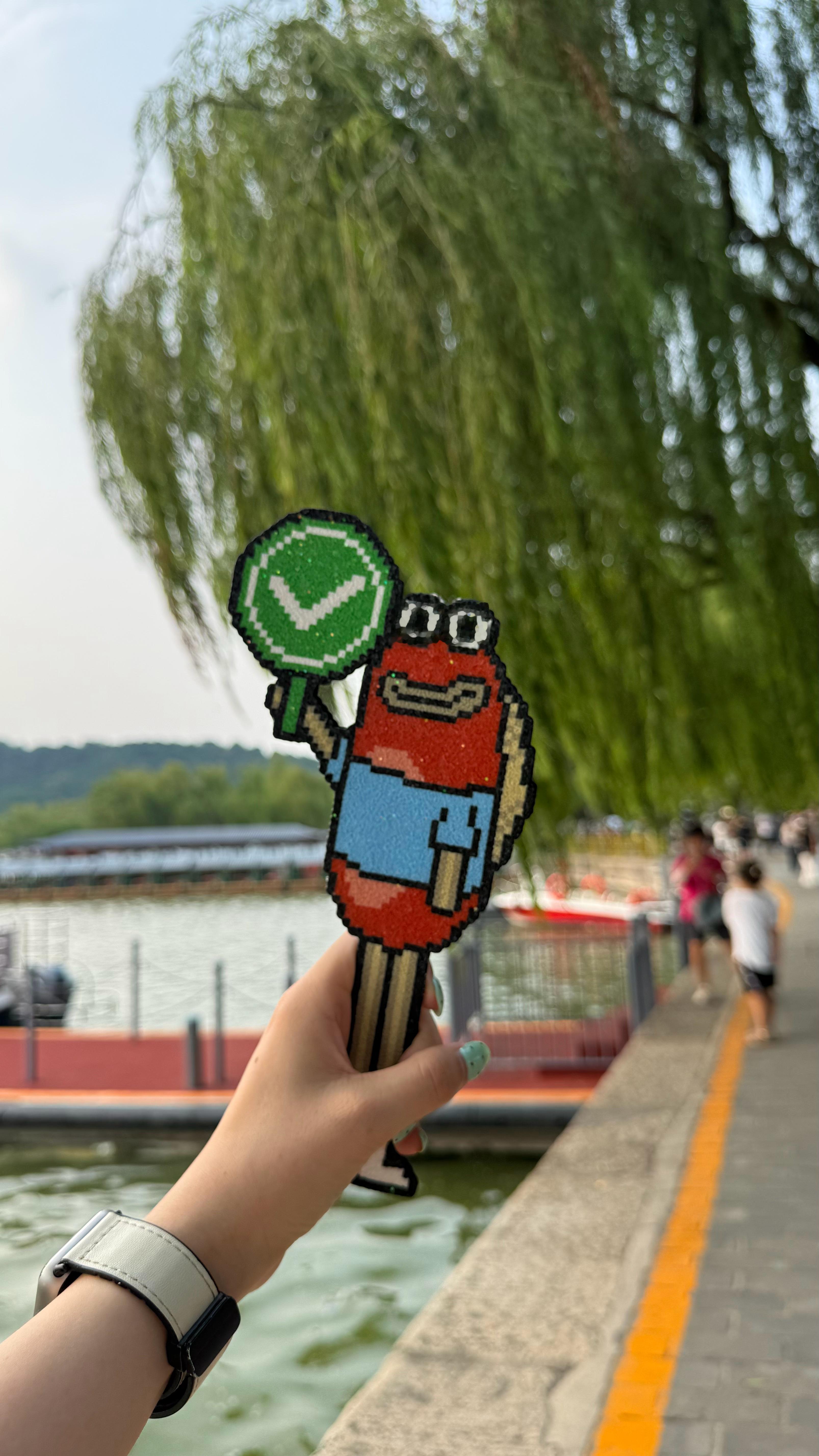 当你有一个爱拼豆的朋友 你就会得到
