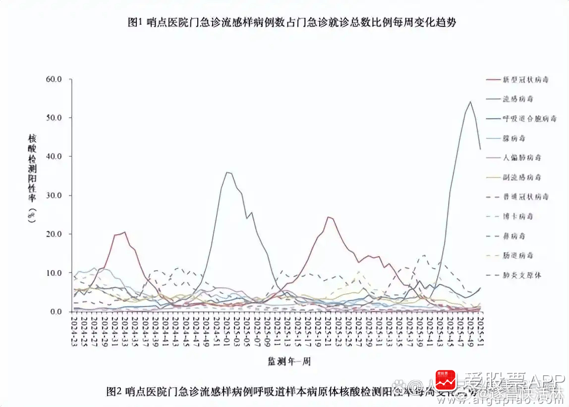 a股医药 【呼吸道合胞病毒样病例连续3周上升 与流感病毒重叠】根据中国疾控中心最