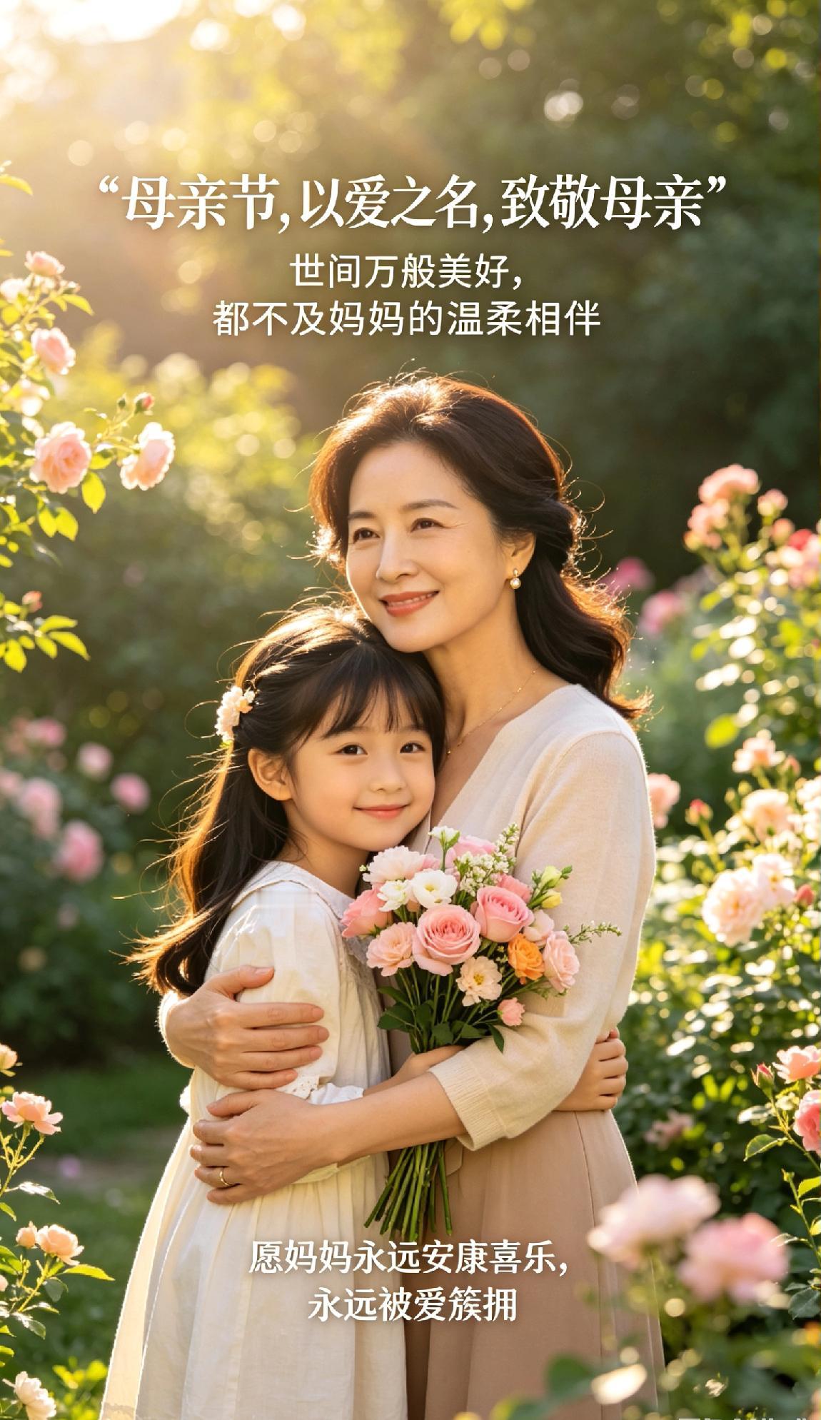 母亲节｜以爱之名 致敬母亲
 
世间万般美好，都不及妈妈的温柔相伴。
她把青春赠
