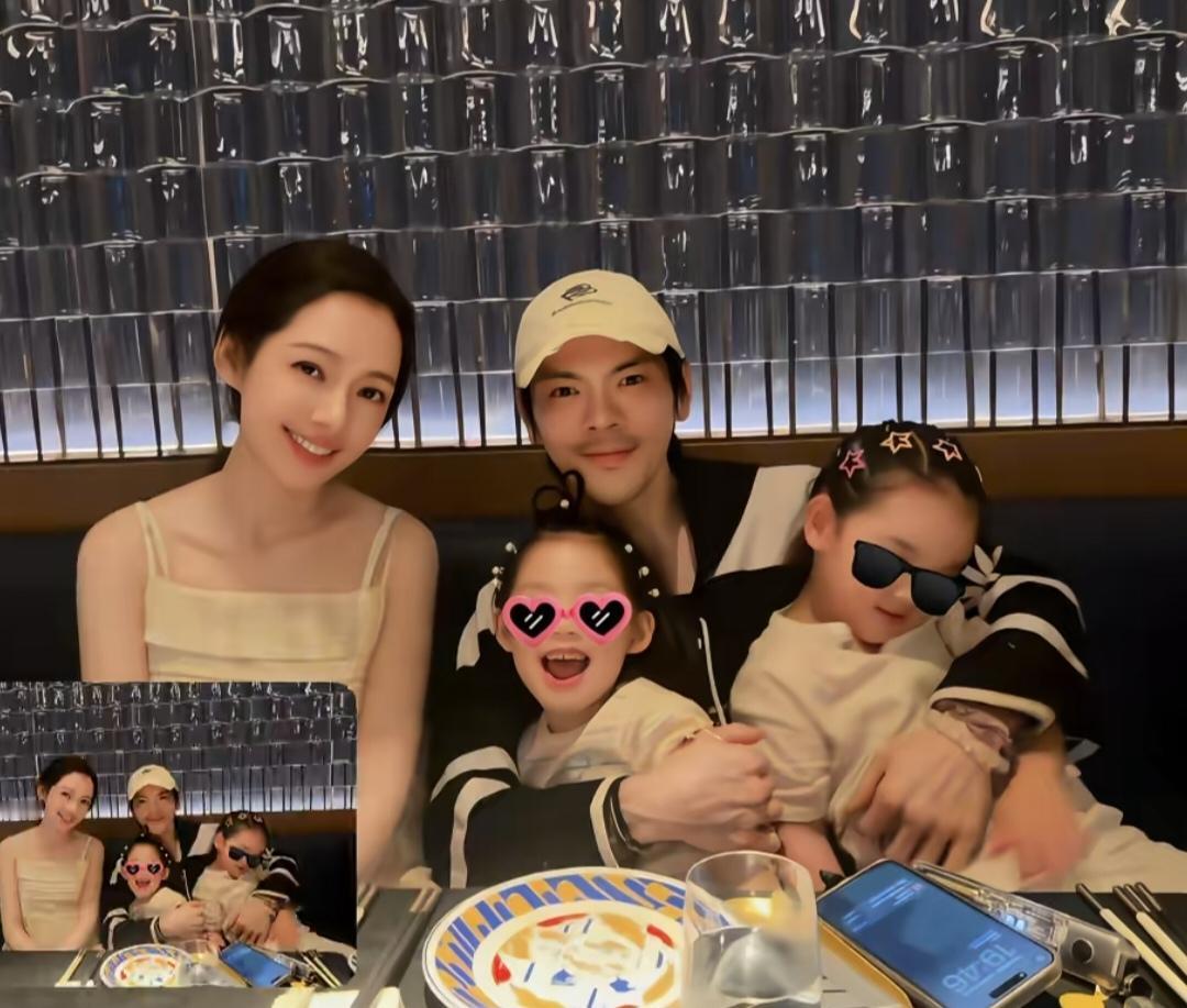 向佐带老婆孩子又是游乐场，
又是动物园，
又是电玩城，
还在商场里给女儿买了一身
