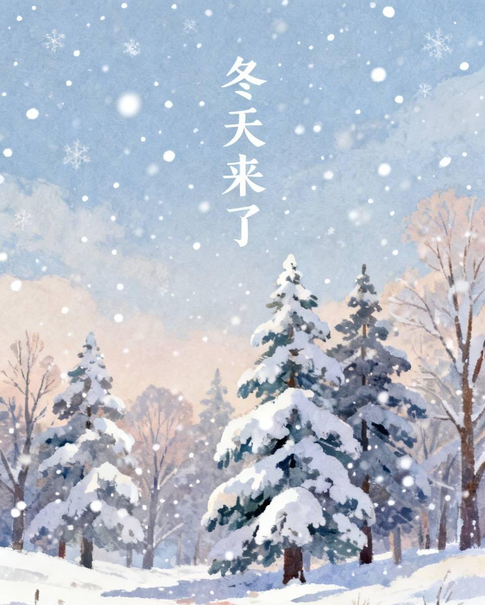 一张图证明冬天来了